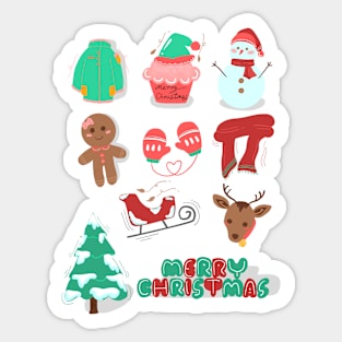 Merry Christmas Sticker